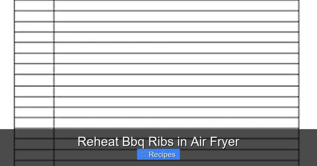 Reheat Bbq Ribs in Air Fryer