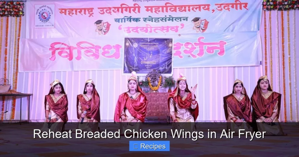 Reheat Breaded Chicken Wings in Air Fryer