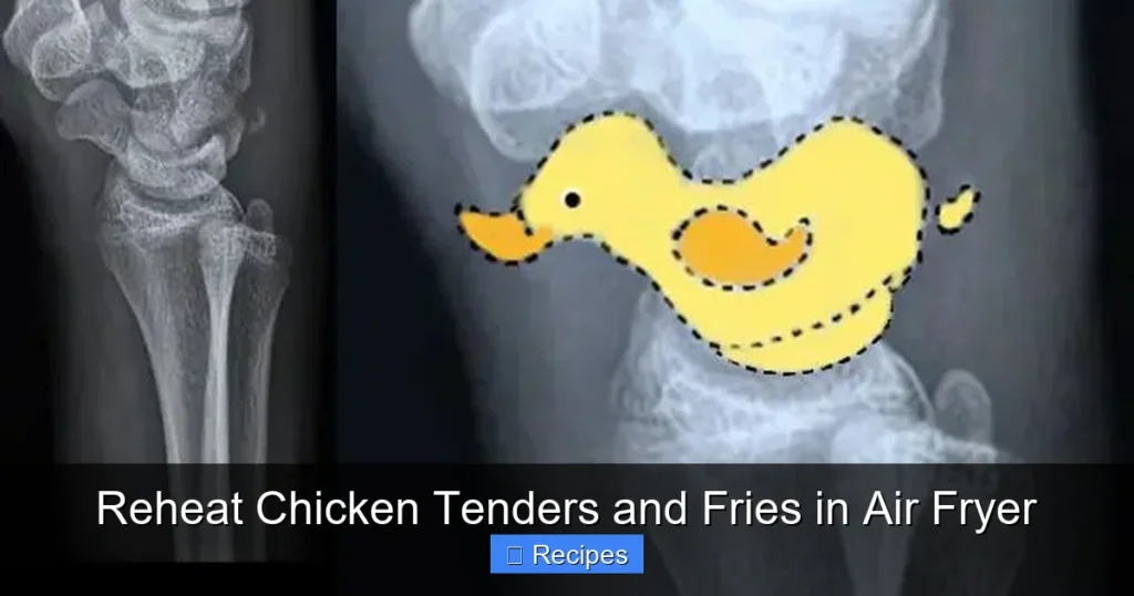 Reheat Chicken Tenders and Fries in Air Fryer