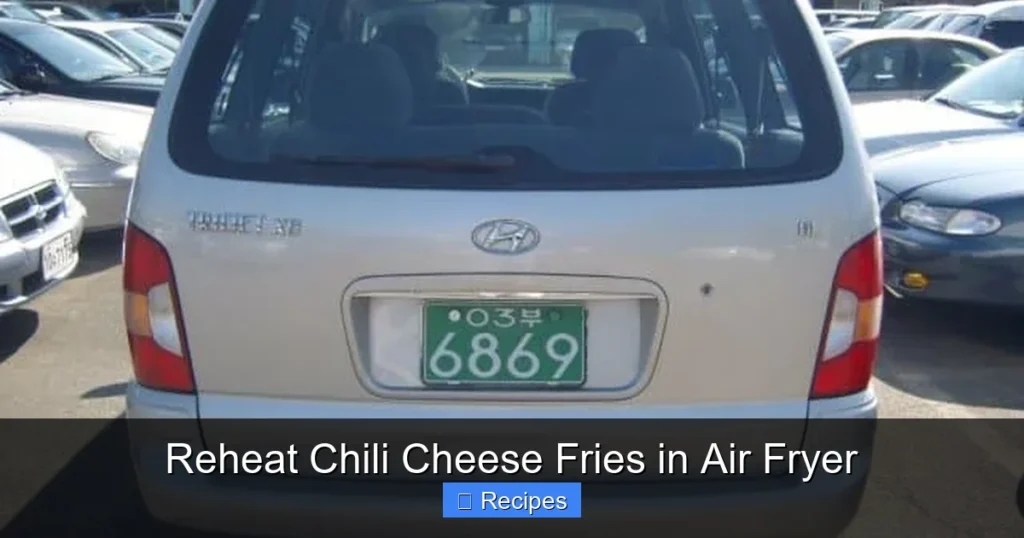 Reheat Chili Cheese Fries in Air Fryer