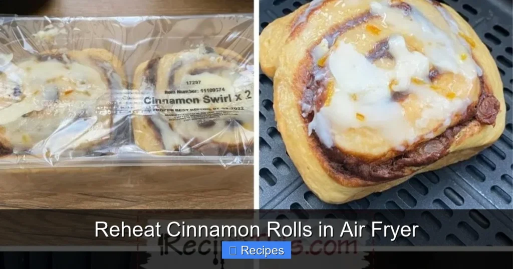 Reheat Cinnamon Rolls in Air Fryer