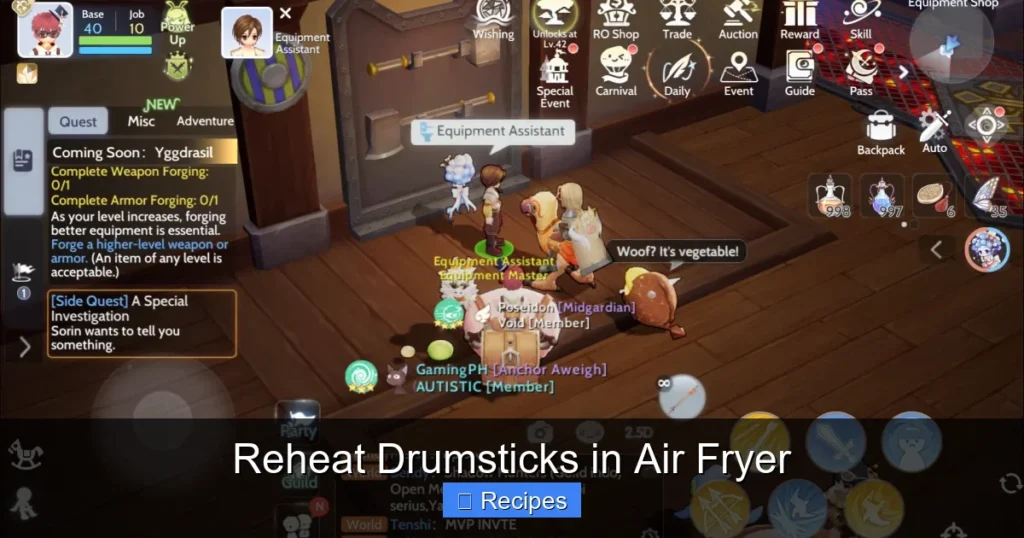 Reheat Drumsticks in Air Fryer Reheat Drumsticks in Air Fryer