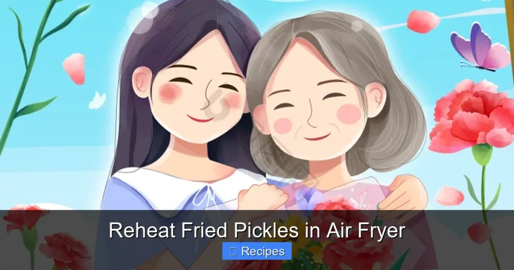 Reheat Fried Pickles in Air Fryer