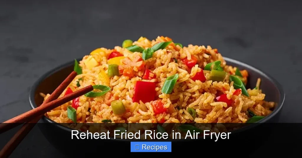 Reheat Fried Rice in Air Fryer