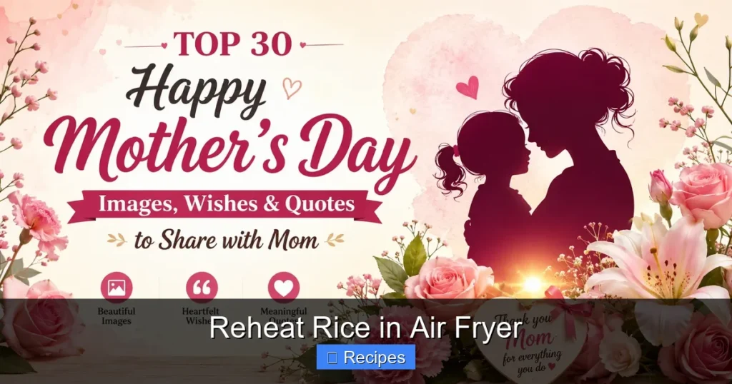 Reheat Rice in Air Fryer