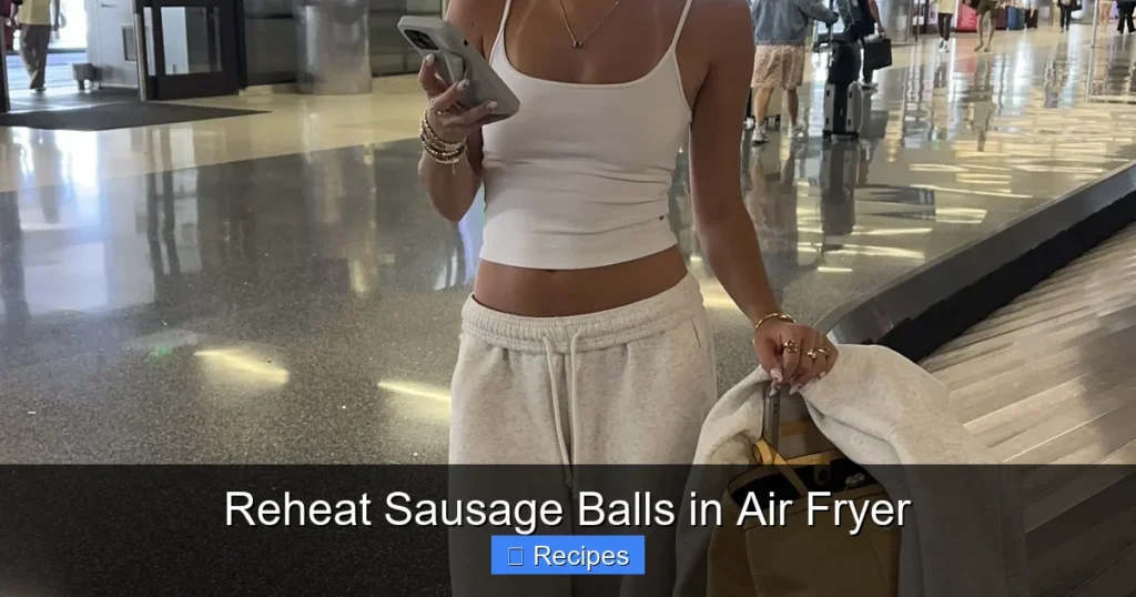 Reheat Sausage Balls in Air Fryer