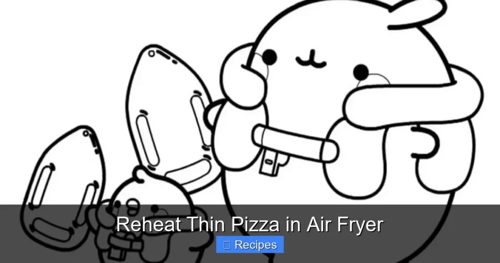 Reheat Thin Pizza in Air Fryer