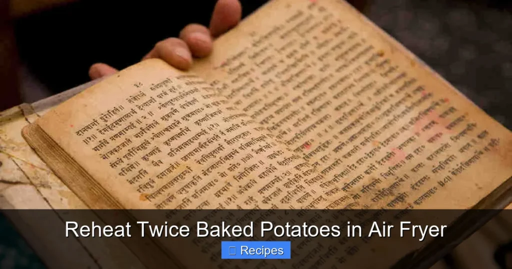 Reheat Twice Baked Potatoes in Air Fryer