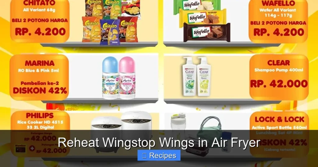 Reheat Wingstop Wings in Air Fryer