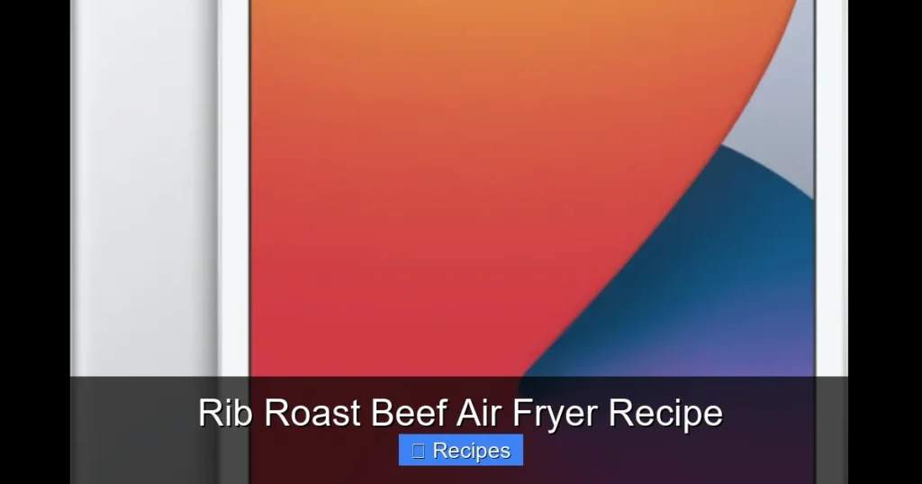Rib Roast Beef Air Fryer Recipe