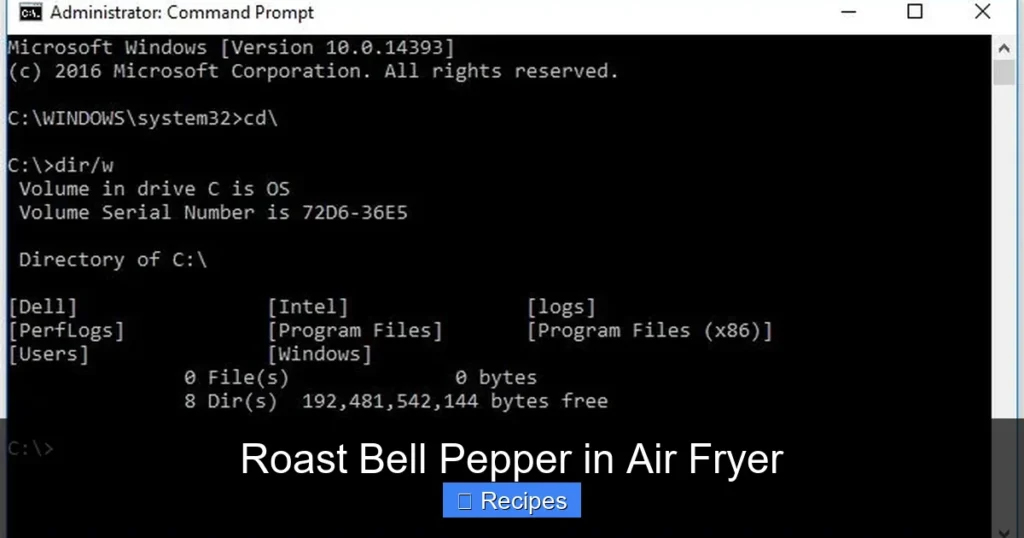 Roast Bell Pepper in Air Fryer