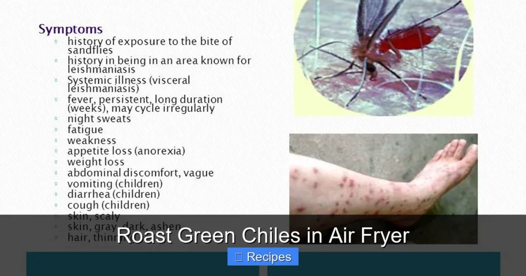Roast Green Chiles in Air Fryer