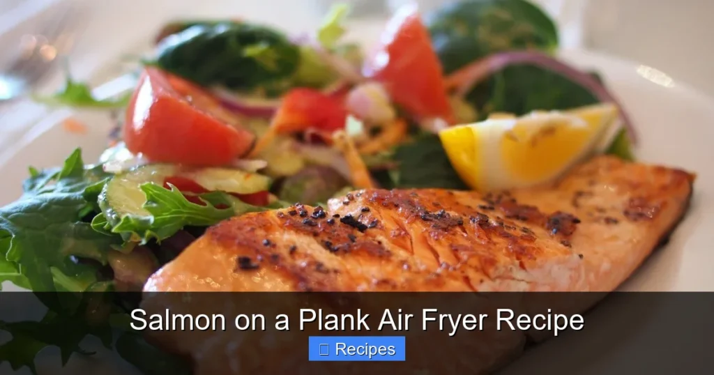 Salmon on a Plank Air Fryer Recipe