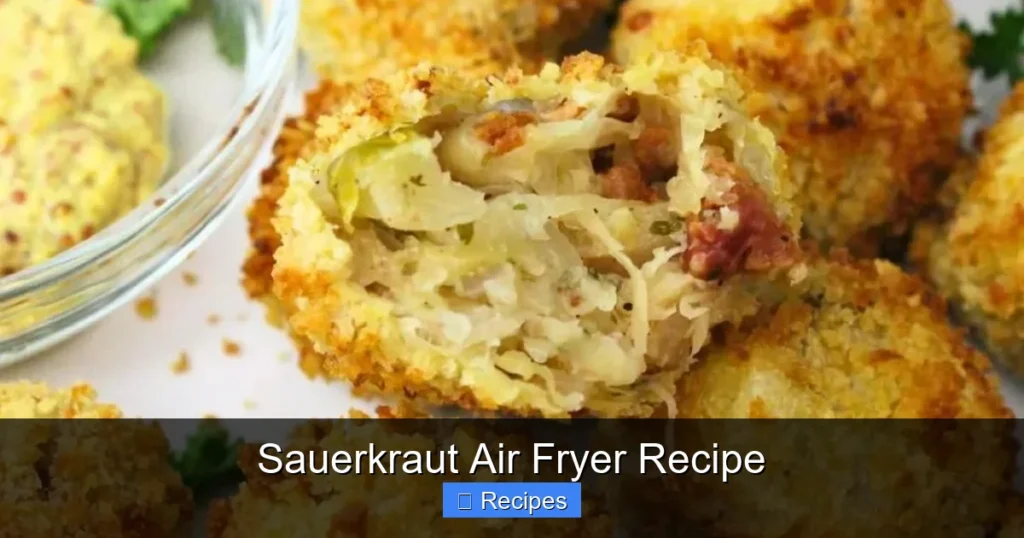 Sauerkraut Air Fryer Recipe