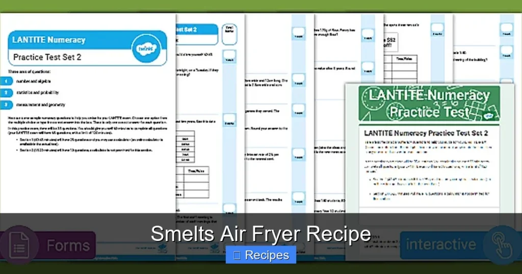 Smelts Air Fryer Recipe