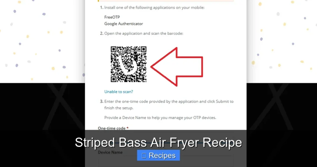 Striped Bass Air Fryer Recipe