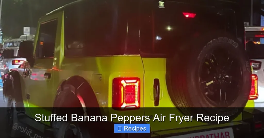 Stuffed Banana Peppers Air Fryer Recipe