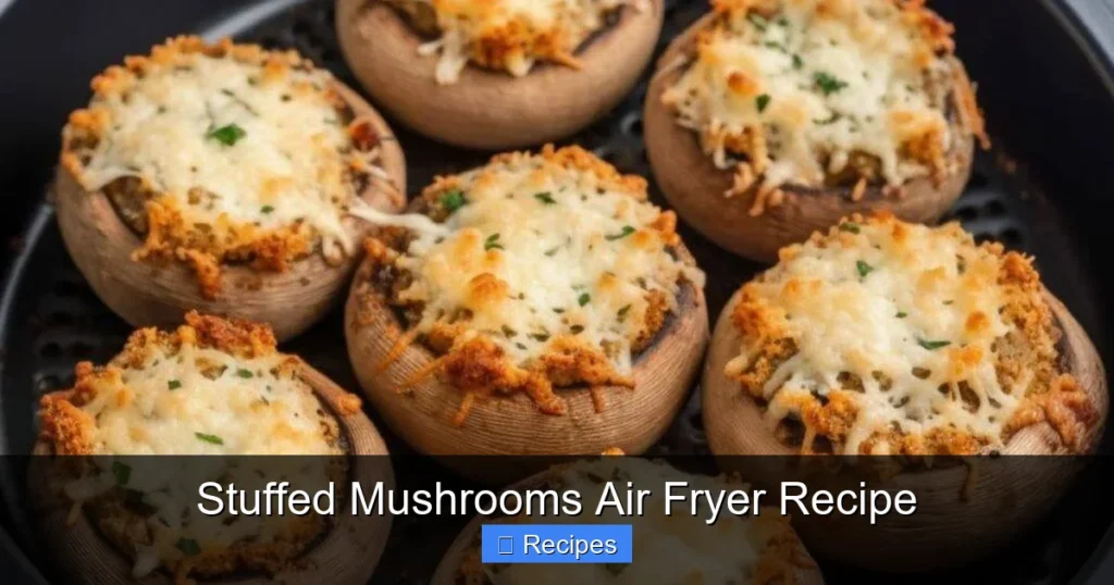 Stuffed Mushrooms Air Fryer Recipe