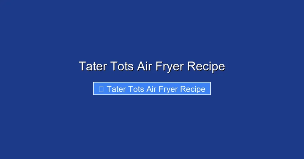 Tater Tots Air Fryer Recipe Tater Tots Air Fryer Recipe