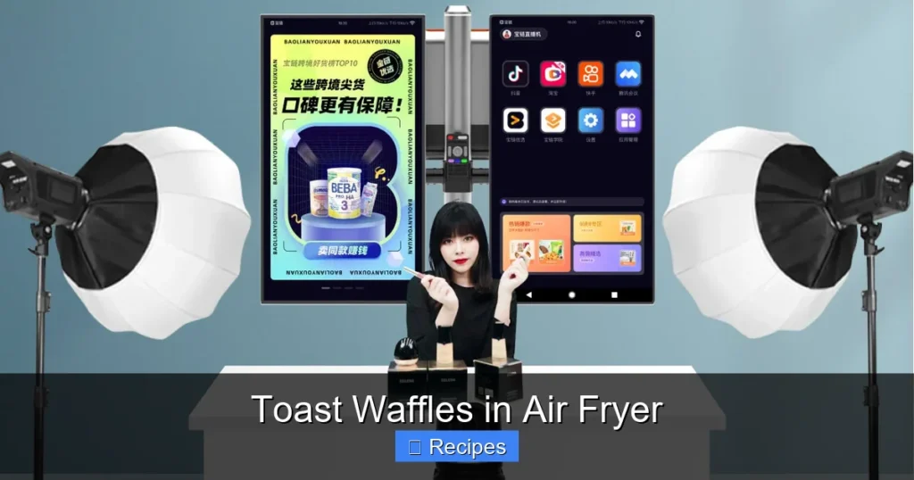 Toast Waffles in Air Fryer