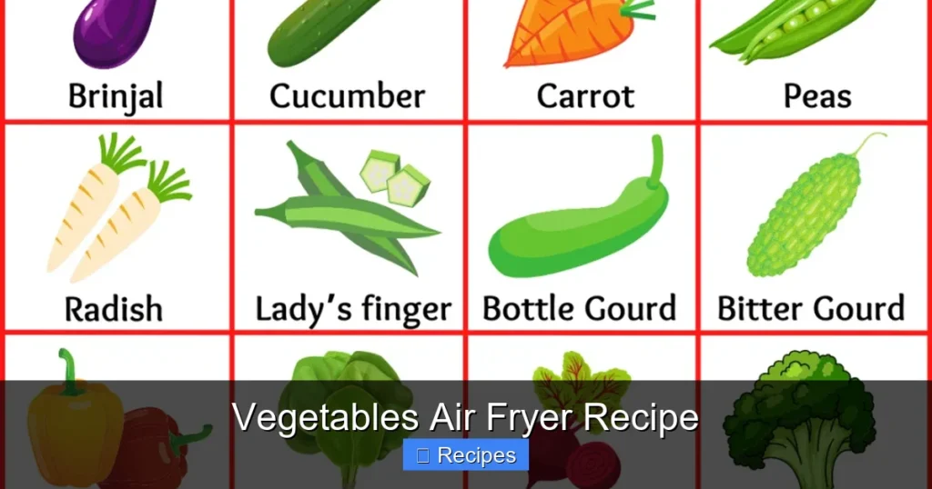 Vegetables Air Fryer Recipe