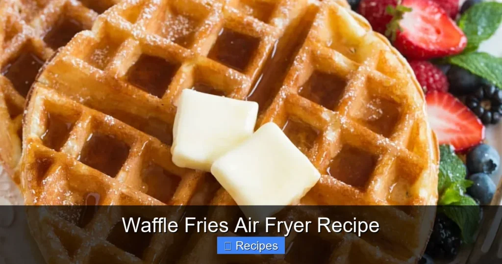 Waffle Fries Air Fryer Recipe