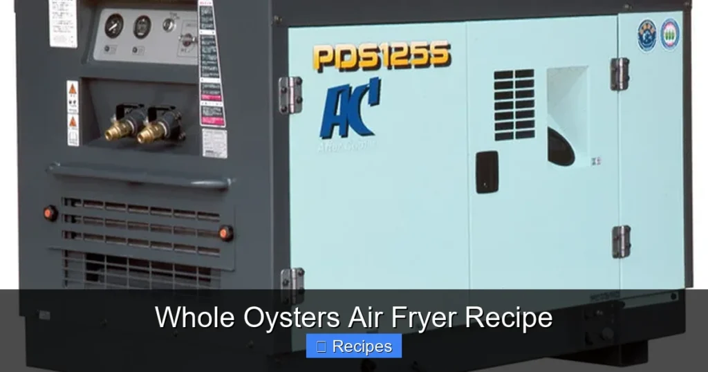 Whole Oysters Air Fryer Recipe