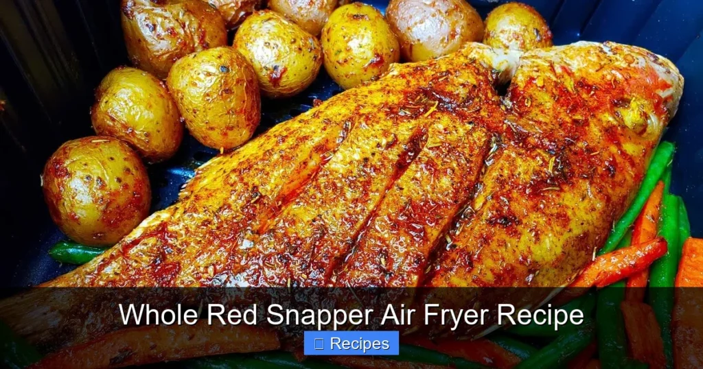 Whole Red Snapper Air Fryer Recipe