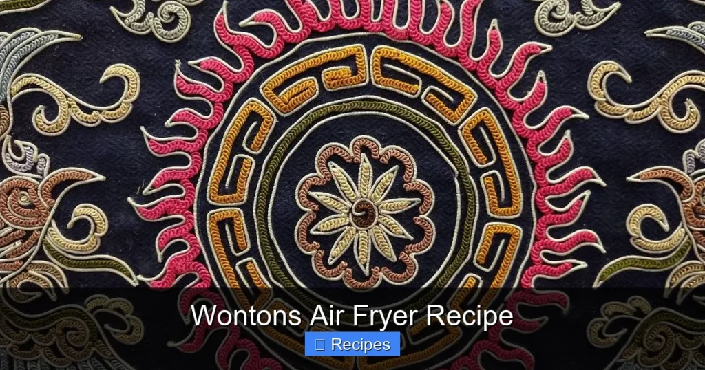 Wontons Air Fryer Recipe